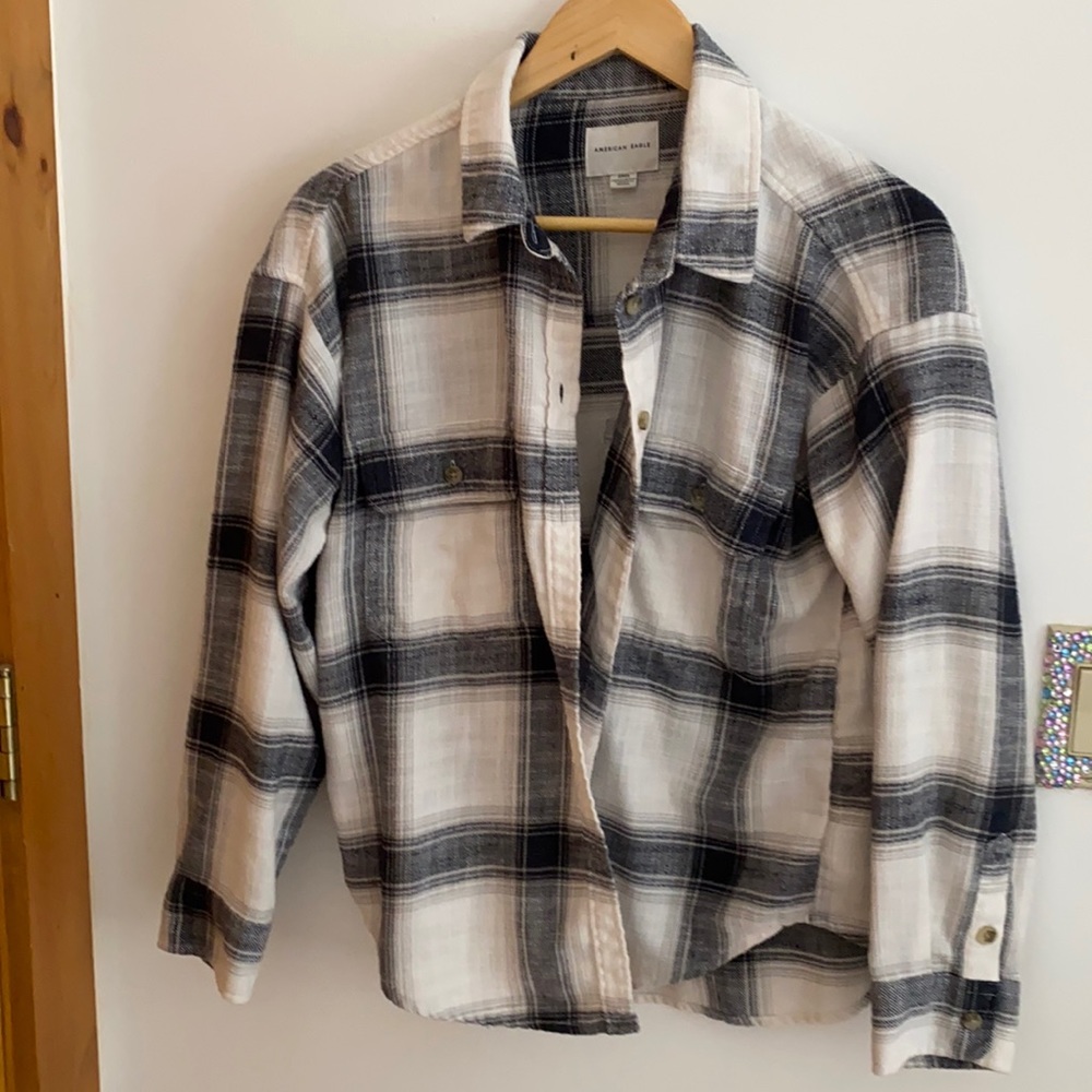 American Eagle plaid flannel